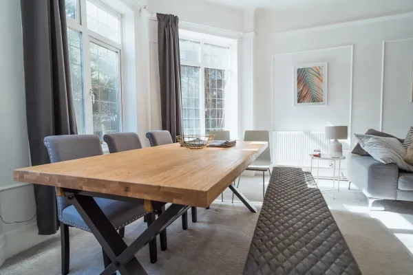 Spacious rooms at East Cliff Manor